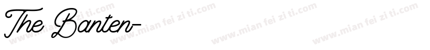 The Banten字体转换
